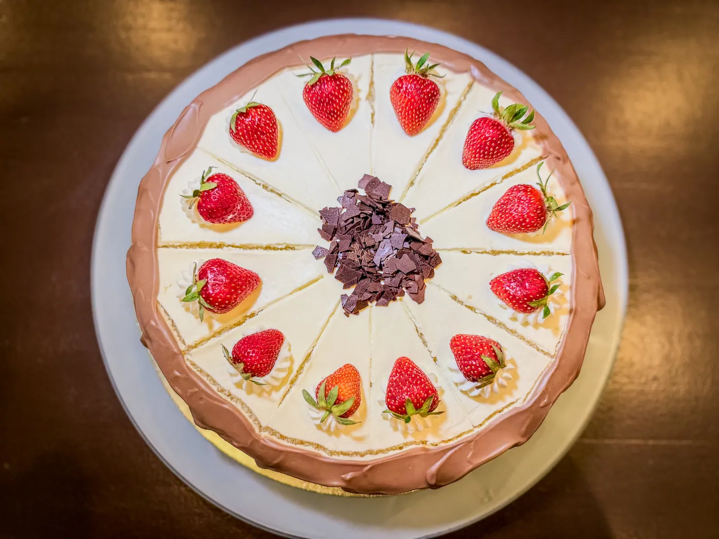 Kaffee und hausgemachte Torte