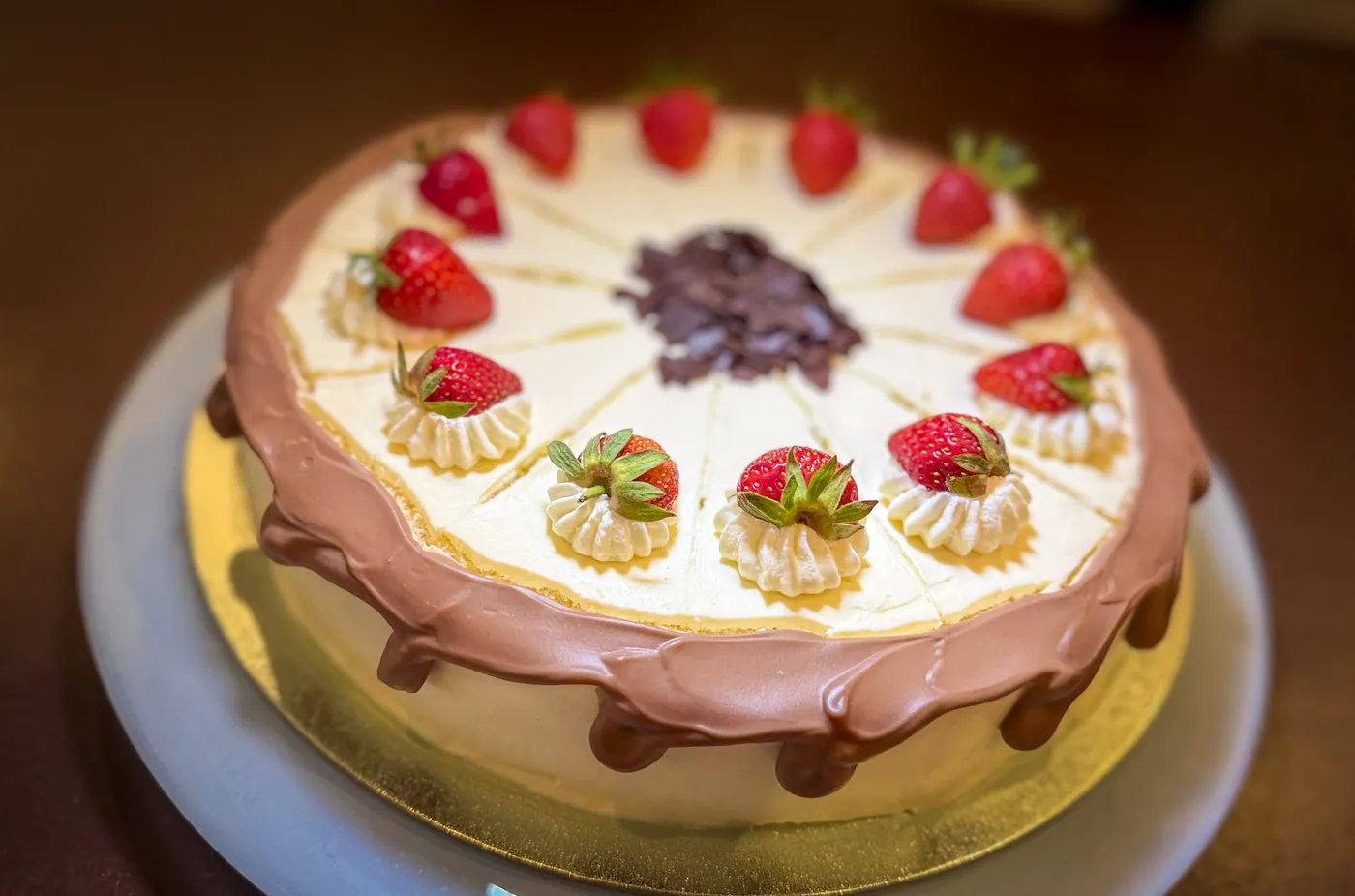 Kaffee und hausgemachte Torte